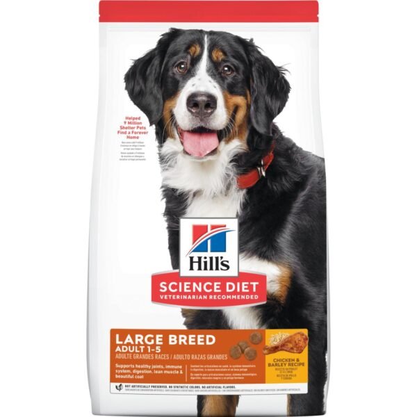 Hills Science Diet Perro Adulto Large Breed Sabor Pollo y Cebada 15.5 lb