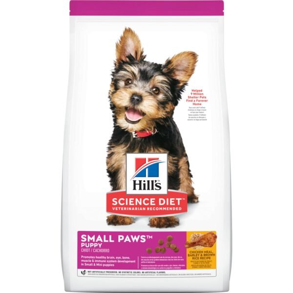 Hills Science Diet Small Paws Puppy Pollo, Arroz Integral y Cebada 4.5 lb