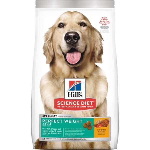 Hills Science Diet Perro Adulto Perfect Weight Sabor Pollo 15 lb