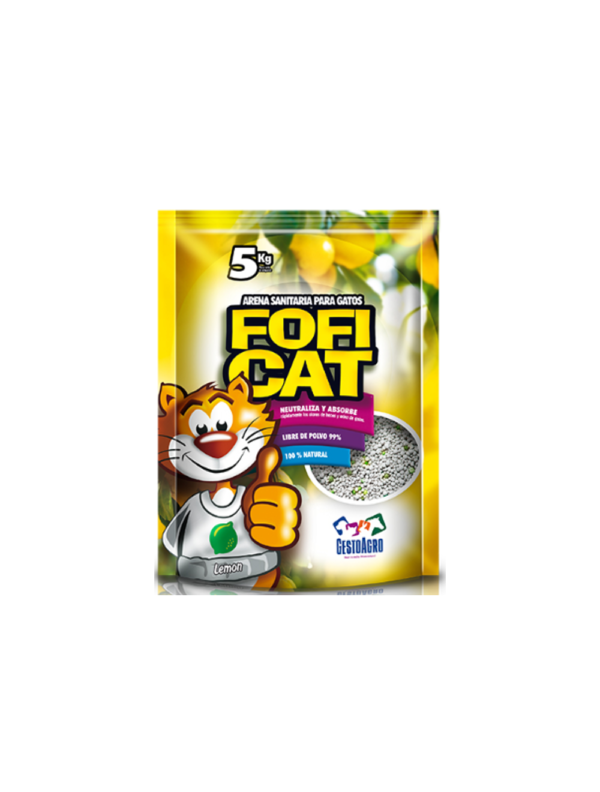 Fofi Cat Arena Fragancia Limón 5 kg