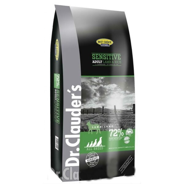 Dr. Clauders Perro Sensitive Cordero y Arroz 12.5 kg