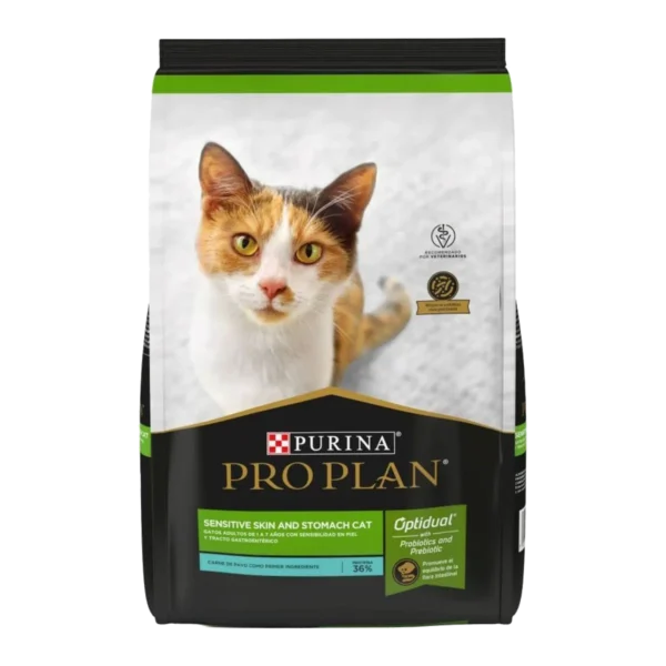 Pro Plan Gato Sensitive Skin And Stomach Con Optidual 3 kg
