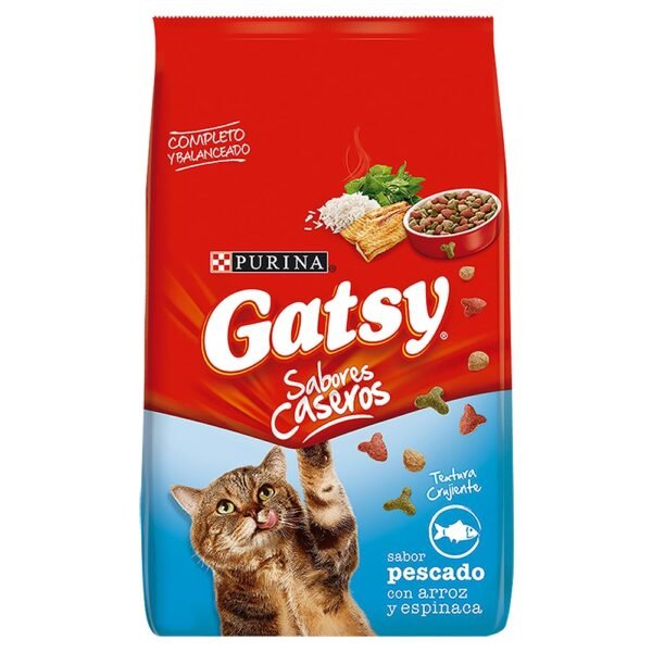 Gatsy Sabor Pescado, Arroz y Espinaca 17 kg