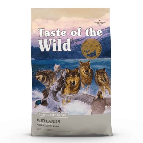 Taste Of The Wild Perros Wetlands Sabor Pato Asado Y Codorniz