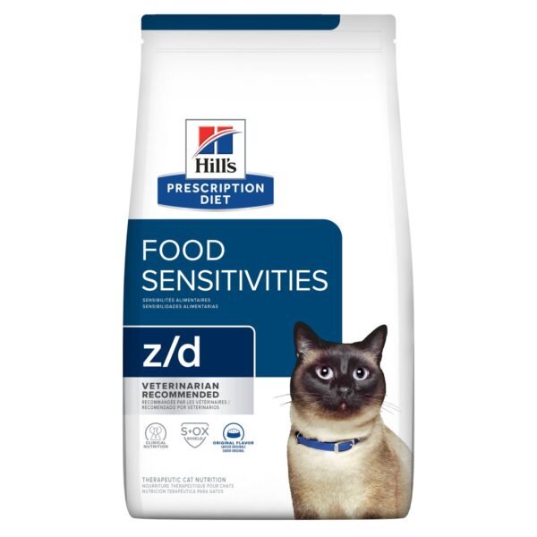 Hills Prescription Diet Gato Skim/Food Sensitivities z/d Original 4 lb
