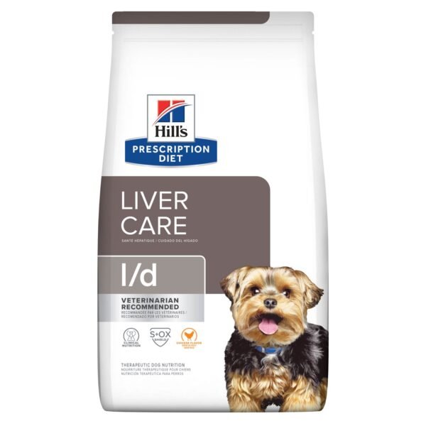 Hills Prescription Diet Perro Cuidado Del Hígado l/d Cerdo 17.6 lb