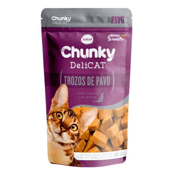 Chunky Delicat Pouch Trozos de Pavo 80 gr