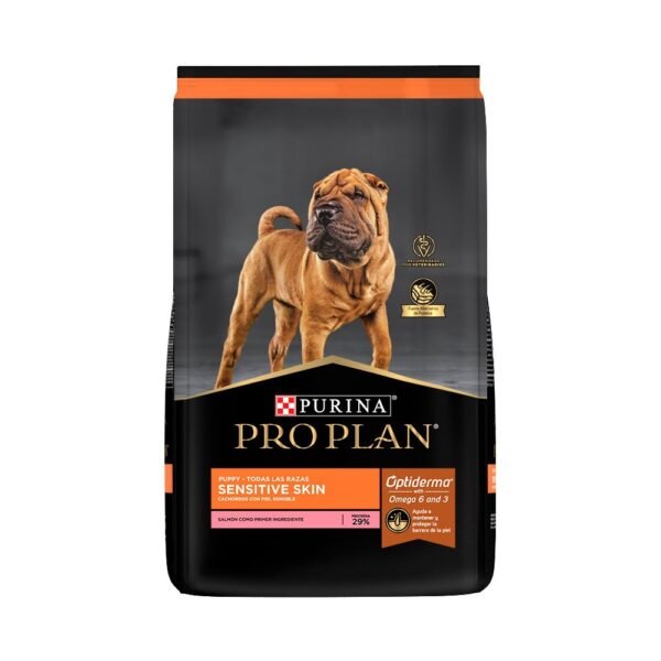 Pro Plan Cachorro Sensitive Skin Con Optiderma Sabor Salmón 3 kg