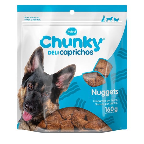Chunky Perros Delicaprichos Nuggets Tocineta 160 gr
