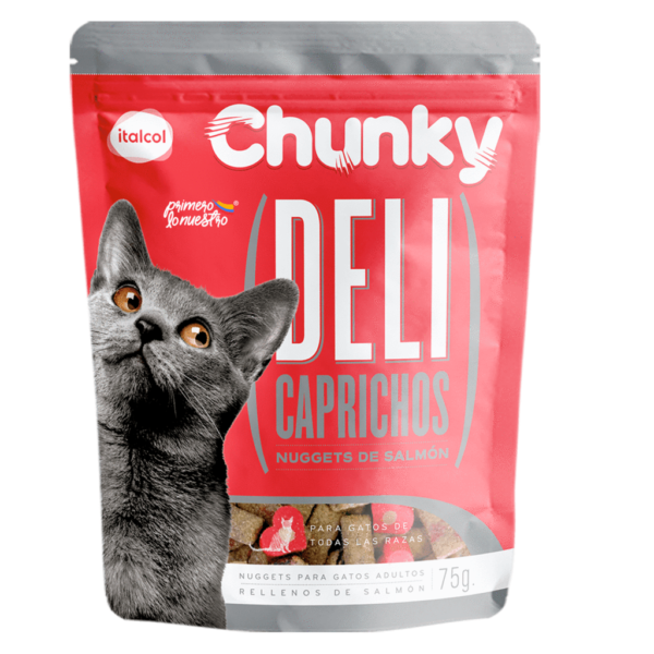 Chunky Gato Delicaprichos Nuggets de Salmón 75 gr