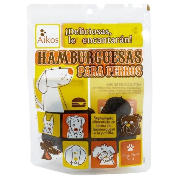 Aikos Hamburguesa Para Perros 80 gr