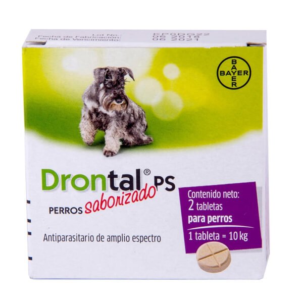 Drontal ps x 2 Tabletas Perros Medianos Y Pequeños