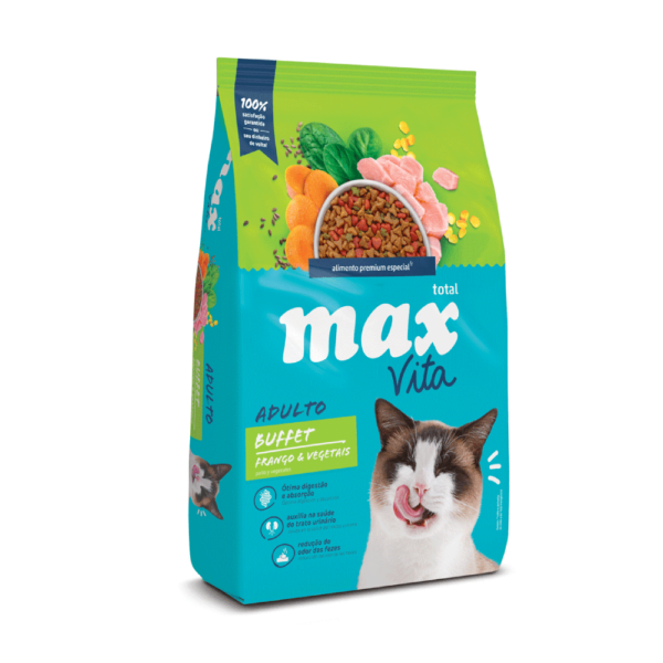 Max Vita Gato Buffet Sabor Pollo y Vegetales 20 kg