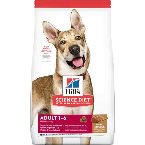 Hills Science Diet Perro Adulto Sabor Cordero y Arroz Integral 33 lb