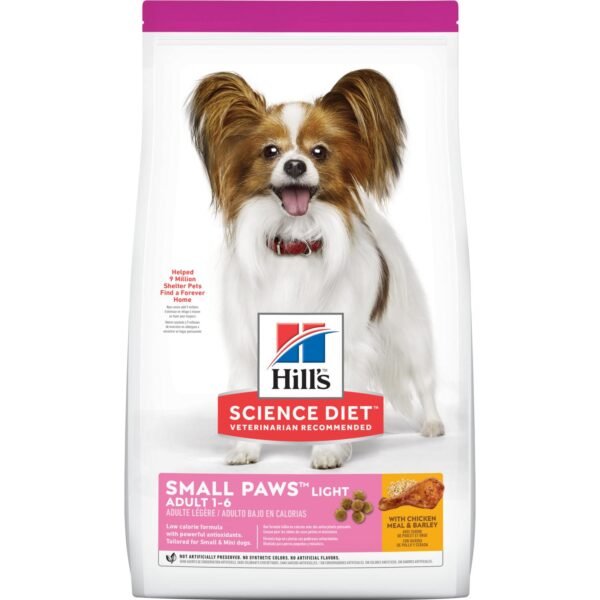 Hills Science Diet Small Paws Light Adult Pollo y Cebada 15.5 lb