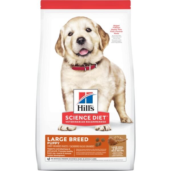 Hills Science Diet Cachorro Raza Grande Cordero y Arroz Integral 30 lb