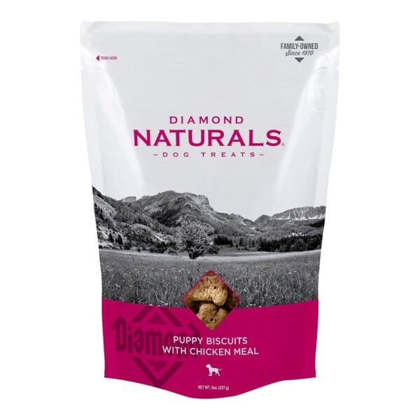 Diamond Naturals Cachorros Galletas De Pollo 8 Oz