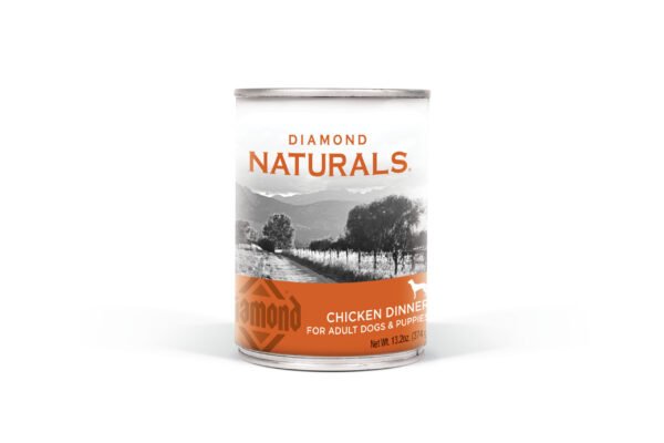 Diamonds Naturals Dinner Lata Pollo Perros/Cachorros 13 Oz