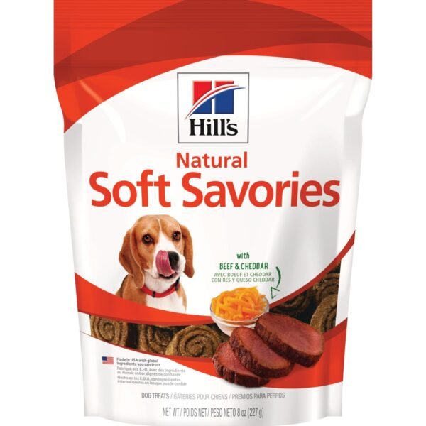 Hills Perros Soft Savories Treats Res Y Cheddar 227 gr