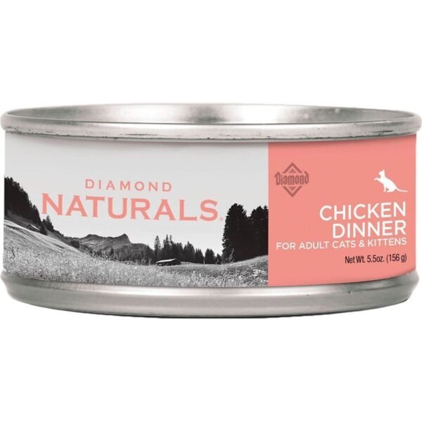 Diamond Naturals Lata Cena De Pollo Gatos/Gatitos 156 Gr
