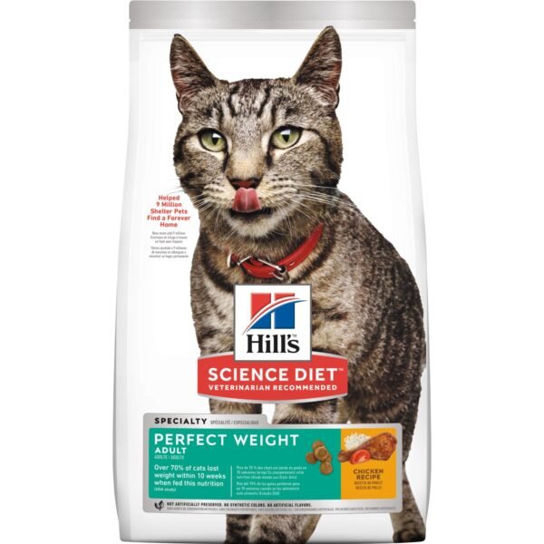 Hills Science Diet Gato Adulto Perfect Weight Sabor Pollo 3 lb
