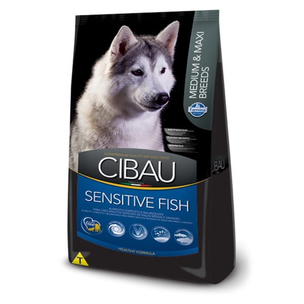 Cibau Sensitive Fish Medium And Maxi Breed 12 Kg