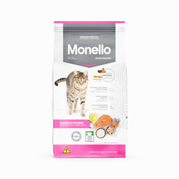 Monello Gato Sabor Salmón, Atún y Pollo