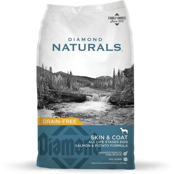 Diamond Naturals Piel y Pelaje Perros Salmón y Patatas 30 lb