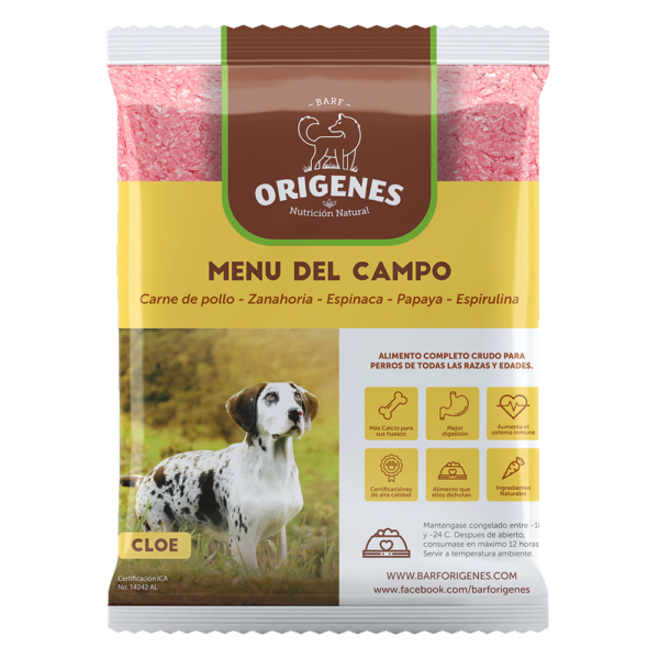 Orígenes Menú del Campo Perro Pollo 500 gr