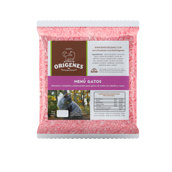 Orígenes Menú Gato 200 gr