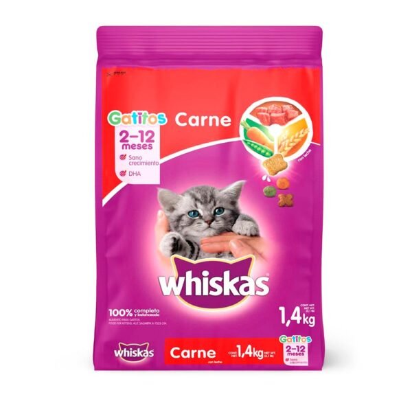 Whiskas Gatitos Sabor Carne 1.4 Kg