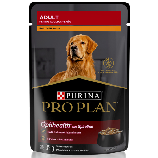 Pro Plan Pouch Perro Pollo en Salsa Con Optihealth 100 gr