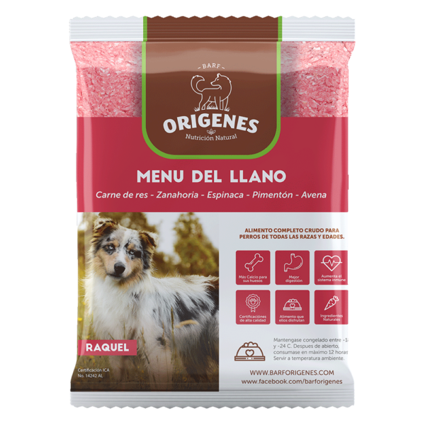 Orígenes Menú del Llano Perros Res 500 gr