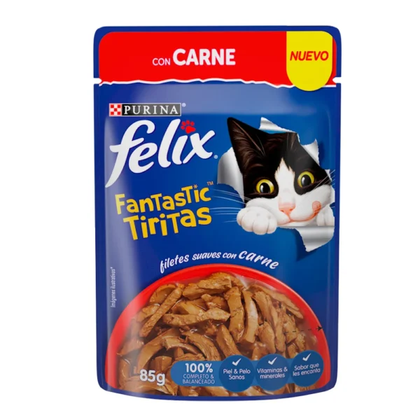 Felix Fantastic Tiritas de Carne Sobre 85 gr